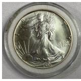 1993 US silver American Eagle 1993 US silver American Eagle