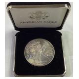 1991 US silver American Eagle dollar 1991 US silver American Eagle dollar