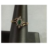 Ladies 10 K yellow gold ring size 7.5 Ladies 10 K yellow gold ring size 7.5