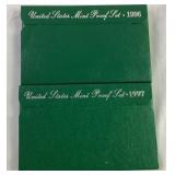 1996 1997 US mint proof set 1996 1997 US mint proof set
