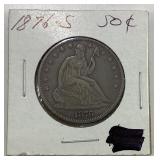 1876S seated half dollar 1876S seated half dollar