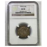 1930 S standing quarter AU 58 1930 S standing quarter AU 58