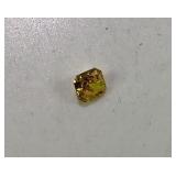 .95 Ct yellow diamond with report .95 Ct yellow diamond with report
