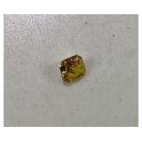 .95 Ct yellow diamond with report