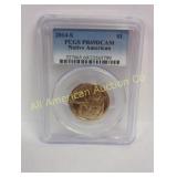 2014 S $1 PCGS PR69DCAM NATIVE AMERICAN