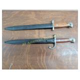 2 VINTAGE BAYONETS