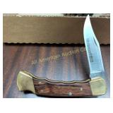 BUCK 110C MOTORCRAFT FORD FOLDING HUNTER KNIFE