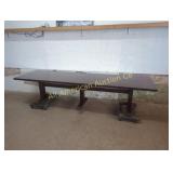 ANTIQUE 11FT WALNUT CONFERENCE TABLE