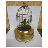 ANTIQUE SINGING BIRD CAGE AUTOMATION MUSIC BOX