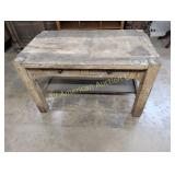 MISSION OAK LIBRARY TABLE