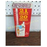 VTG CHESTERFIELD CIGARETTES THERMOMETER SIGN