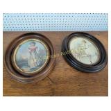 2 ANTIQUE VICTORIAN PICTURE FRAMES 19TH CENTURY