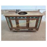 ANTIQUE VANITY WITH SINK CUT OUT