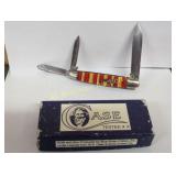 CASE XX 73091 CANDY STRIPE WHITTLER KNIFE WITH BOX