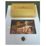 1909 LINCOLN WHEAT CENT IN PRESENTATION CASE