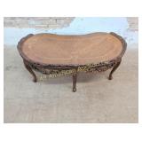 VINTAGE KIDNEY SHAPED FRENCH COFFEE TABLE