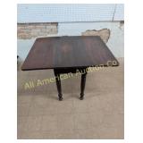 EARLY WALNUT DROP LEAF TABLE