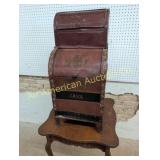 ANTIQUE GENERAL STORE TOLEWARE COFFEE BIN
