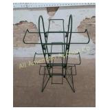 VINTAGE METAL GAS STATION OIL RACK
