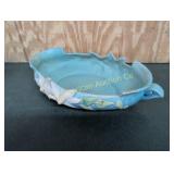 ANTIQUE ROSEVILLE CLEMATIS CONSOLE BOWL 460-12