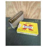 VINTAGE WESTERN SUPER X 30-06 AMMO BOX OF 25 RDS