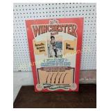 VINTAGE WINCHESTER METAL SIGN