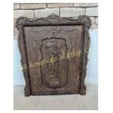 ANTIQUE CAST IRON FIREPLACE SUMMER COVER