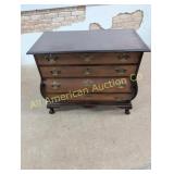 VINTAGE BOMBAY CHEST WITH CLAW FEET