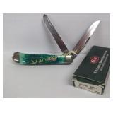 CASE XX 6254 #31 COCA-COLA TRAPPER KNIFE (JADE)