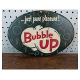 VINTAGE BUBBLE UP SODA  ADVERTISING SIGN