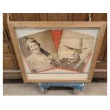 VINTAGE FRAMED "THE FABULOUS TOEPPERWEINS"