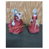 2 ROYAL DOULTON LADY FIGURINES