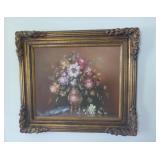 Floral Bouquet Oil Painting on Canvas