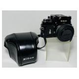 Nikon F Camera, Nikon 50mm Lens, Nikon Case Nikon F Camera, Nikon 50mm Lens, Nikon Case