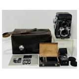 Yashica 635 Camera w/Accessories and Case