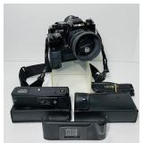 Minolta X-700 MPS Camera, 49mm Lens, Data Back G, Minolta X-700 MPS Camera, 49mm Lens, Data Back G,