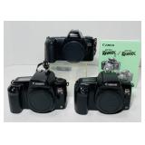 3 Canon EOS Rebel Camera Bodies 3 Canon EOS Rebel Camera Bodies