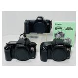 3 Canon EOS Rebel Camera Bodies