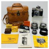 Kodak Retina 3C Camera, 3 Lenses, Viceroy Flash