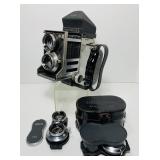 Mamiyaflex Camera, extra 65mm Lens and 80mm Lens Mamiyaflex Camera, extra 65mm Lens and 80mm Lens
