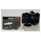 Konica Autoreflex T3 Camera, 50mm Lens, Manual Konica Autoreflex T3 Camera, 50mm Lens, Manual