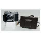 Kodak Retina 1a folding camera. 50mm lens. Black