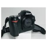 Nikon D70 Digital SLR. No lens. Strap, battery