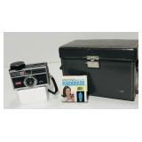 Kodak Instamatic 400 35mm film camera. Case and