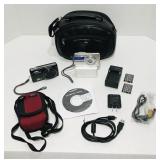 Olympus VR-120 and Stylus 710. Camera bag,