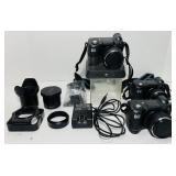 3 Hp Photosmart 945 Camers,Hp Dock w/Adapter, Hp