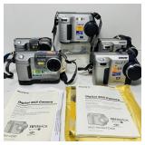 5 Sony Digital Cameras, MVC-FD200, (2) MVC-FD88,