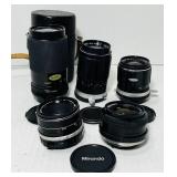 5 Miranda Camera Lenses