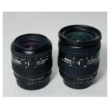 2 Nikon AF Nikkor Camera Lenses