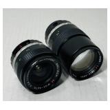 2 Soligor EC Camera Lenses